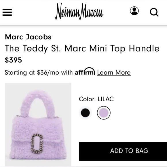 NWT Marc Jacobs The Teddy St. Marc Mini Top Handle - Picture 8 of 8
